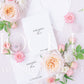 Invitation suite mock up, floral stationery mock up with pink and ivory roses {Tenderness 11}