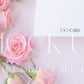 Invitation suite mock up, floral stationery mock up with pink and ivory roses {Tenderness 06}