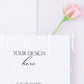 Invitation suite mock up, floral stationery mock up with pink and ivory roses {Tenderness 08}