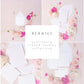 Invitation suite mock up, floral stationery mock up with peonies and roses {Berries Bundle}