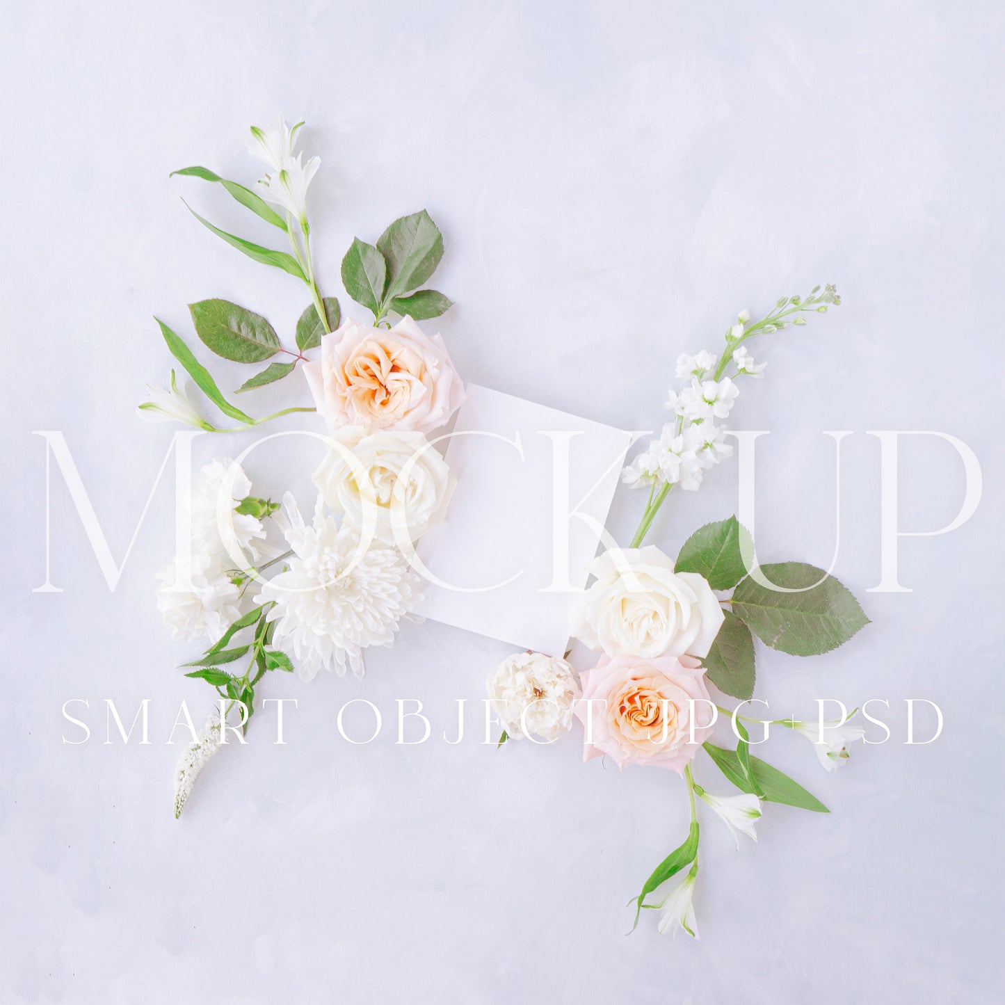 Invitation suite mock up, floral stationery photography neutral {Warmth 01}